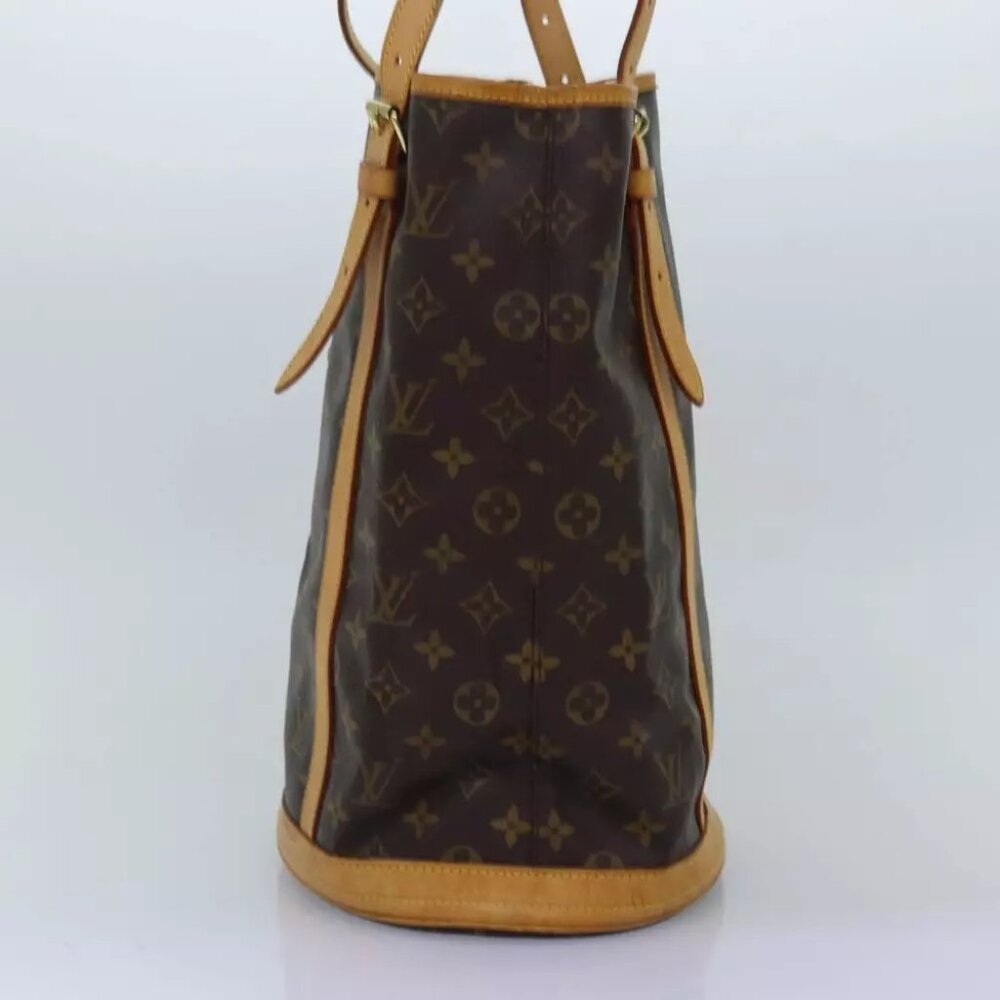 LOUIS VUITTON Monogram Bucket GM Shoulder Bag M42236 LV Auth 75082 - Picture 3 of 12